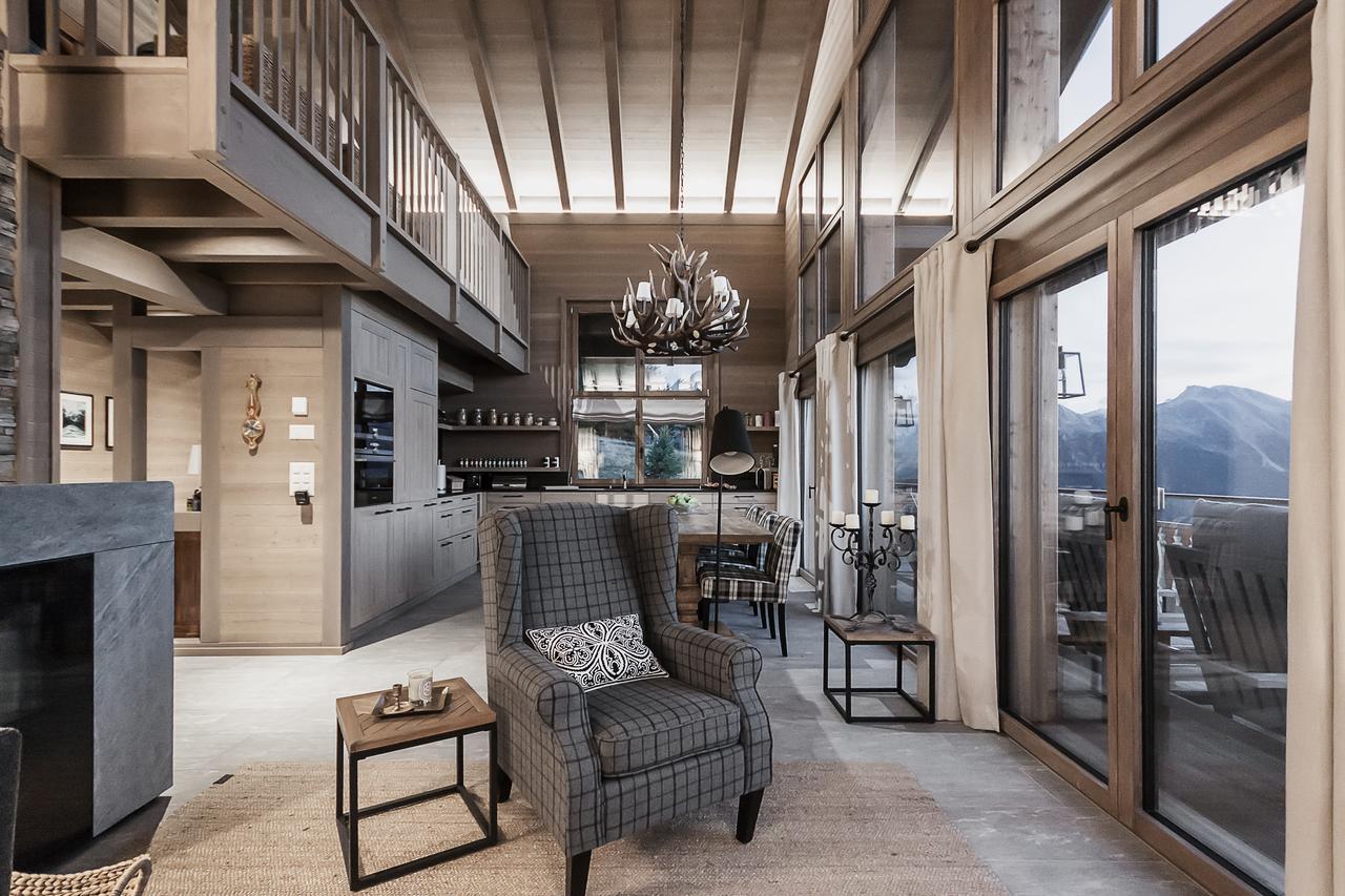 Chalet Kristall Rosswald Exteriör bild