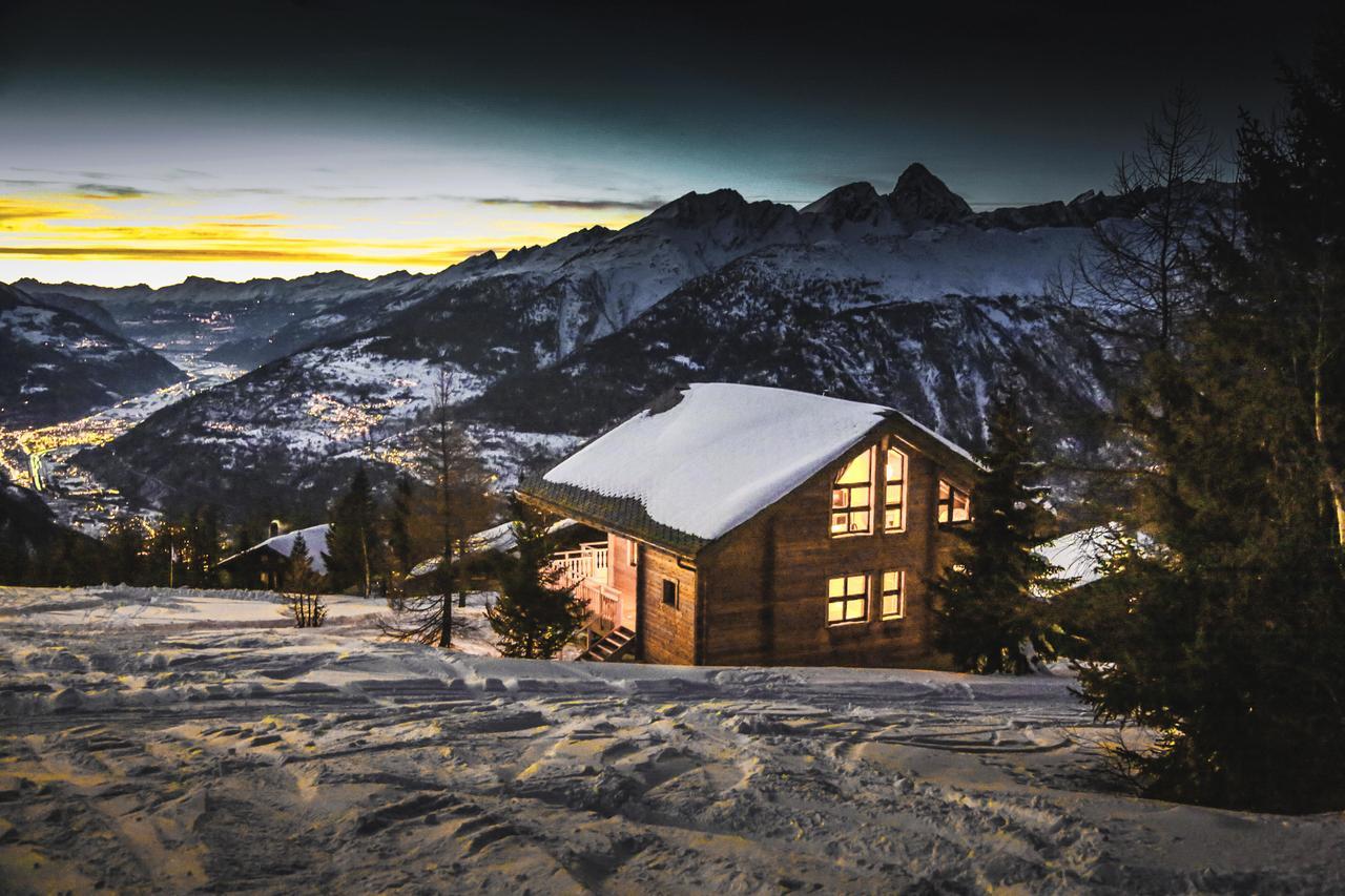 Chalet Kristall Rosswald Exteriör bild